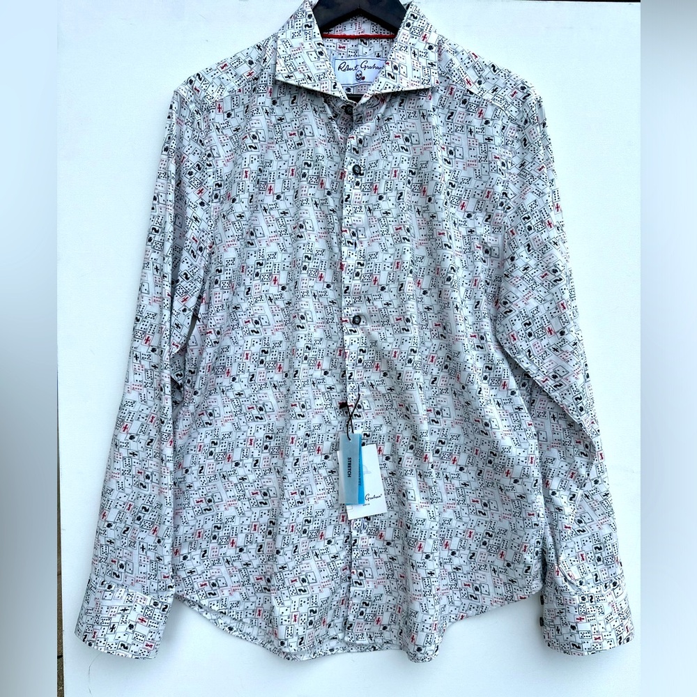 ROBERT GRAHAM High Card Poker Tailored Fit Sport Shirt
Brand New with Tags